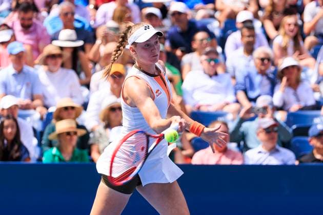 August 29, 2025, Flushing Meadows, New York, USA: Elena Rybakina hits a forehand return during a match against Emma Raducanu on Day 6 of the 2025 US Open at USTA Billie Jean King National Tennis Center on Friday August 29, 2025 in the Flushing neighborhood of the Queens borough of New York City. JAVIER ROJAS PI Flushing Meadows USA - ZUMAp124 20250829_zaa_p124_027 Copyright: xJavierxRojasx