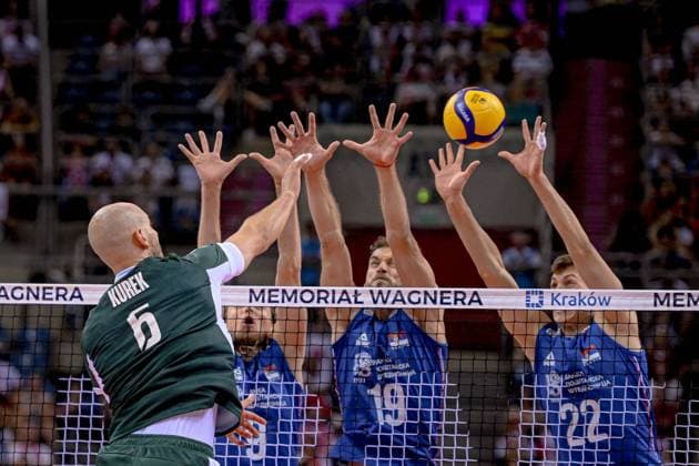 KRAKOW 29.08.2025 SIATKOWKA XXII MEMORIAL HUBERTA JERZEGO WAGNERA --- VOLLEYBALL XXII HUBERT JERZY WAGNER MEMORIAL TOURNAMENT POLSKA - SERBIA --- POLAND - SERBIA N Z BARTOSZ KUREK FOT.PAWEL PIOTROWSKI 400MM.PL NEWSPIX.PL --- newspix.pl POLAND OUT! 