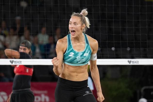 RECORD DATE NOT STATED Beach Pro Tour - Elite 16 Hamburg, 29.08.2025 Louisa Lippmann (Player No. 2, GER); Beach Pro Tour - Elite 16 Hamburg am 29.08.2025 Copyright: xBEAUTIFULxSPORTS PeterxWeberx