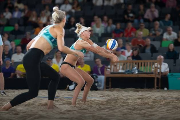 RECORD DATE NOT STATED Beach Pro Tour - Elite 16 Hamburg, 29.08.2025 Linda Bock (Player No. 1, GER); Beach Pro Tour - Elite 16 Hamburg am 29.08.2025 Copyright: xBEAUTIFULxSPORTS PeterxWeberx