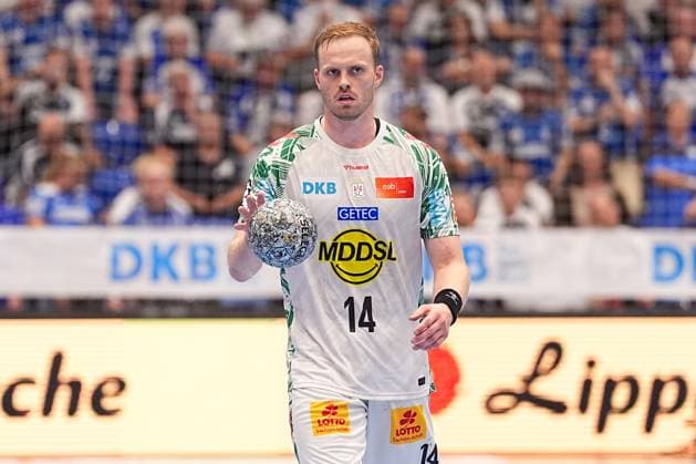 29.08.2025, xydrx, Handball, 1.HBL, TBV Lemgo Lippe - SC Magdeburg, PHOENIX Contact-Arena: Omar Ingi Magnusson (SC Magdeburg 14) Nordrhein-Westfahlen Deutschland