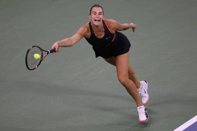 August 29, 2025, New York City, New York, United States: ARYNA SABALENKA during the match against L. Fernandez of Canada in the third round of US Open 2025 at the USTA Billie Jean King National Tennis Center. Queens, New York City. Sabalenka won 6:3, 7:6 New York City United States - ZUMAc278 20250829_zsp_c278_025 Copyright: xMarcinxCholewinskix