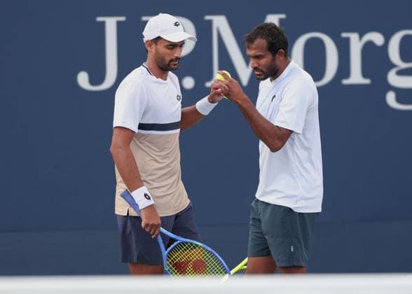 Sriram Balaji, Ritvik Bollipalli (IND), Herren Doppel, Men s Doubles, US Open Championships 2023, USTA Billie Jean King National Tennis Center, Flushing Meadows, New York, USA . Copyright: xJuergenxHasenkopfx
