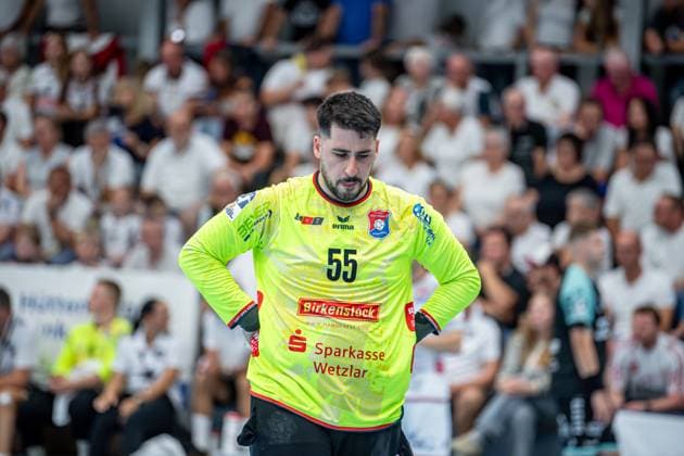 2. HBL; TV Hüttenberg - HC Oppenweiler Backnang, 29.08.25 Yahav Shamir (TV Hüttenberg, 55) 2. HBL; TV Hüttenberg - HC Oppenweiler Backnang: Hüttenberg, 29.08.25 Copyright: xBEAUTIFULxSPORTS Roeczeyx