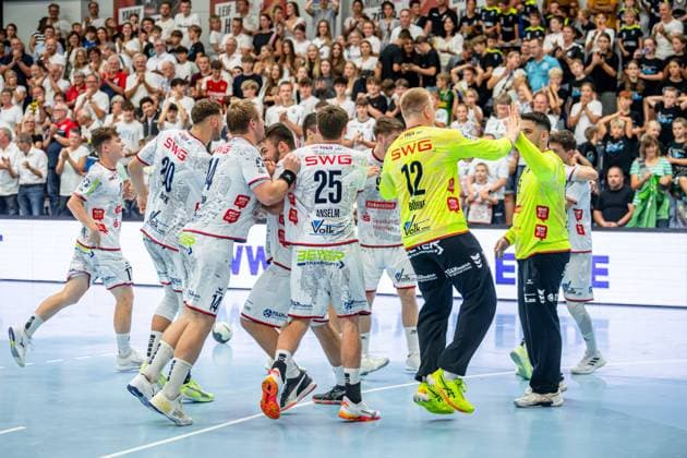 2. HBL; TV Hüttenberg - HC Oppenweiler Backnang, 29.08.25 TV Hüttenberg 2. HBL; TV Hüttenberg - HC Oppenweiler Backnang: Hüttenberg, 29.08.25 Copyright: xBEAUTIFULxSPORTS Roeczeyx