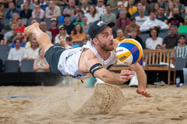 Sport Bilder des Tages RECORD DATE NOT STATED Beach Pro Tour - Elite 16 Hamburg, 30.08.2025 Clemens Wickler (Player No. 2, GER); Beach Pro Tour - Elite 16 Hamburg am 30.08.2025 *** Beach Pro Tour Elite 16 Hamburg, 30 08 2025 Clemens Wickler Player No 2, GER Beach Pro Tour Elite 16 Hamburg on 30 08 2025 Copyright: xBEAUTIFULxSPORTS PeterxWeberx