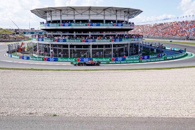 Max Verstappen of the Netherlands and Oracle Red Bull Racing during the Free Practice of the Formula 1 Heineken Dutch Grand Prix 2025 on Day 2 at Circuit Zandvoort on August 30, 2025 in Zandvoort, Netherlands. (Photo by Marcel ter Bals DeFodi Images)