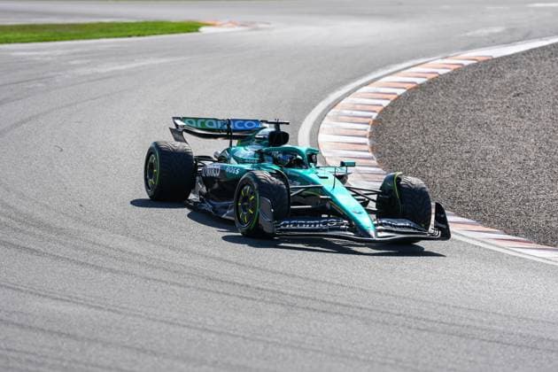 2025-08-30 F1 - Heineken Dutch GP - Third Practice Session ZANDVOORT, NETHERLANDS - AUGUST 30: Lance Stroll of Aston Martin competing in the Third Practice Session during F1 - Heineken Dutch GP on August 30, 2025 in Zandvoort, Netherlands. Zandvoort Netherlands Content not available for redistribution in The Netherlands directly or indirectly through any third parties. Copyright: xAndrexWeeningx