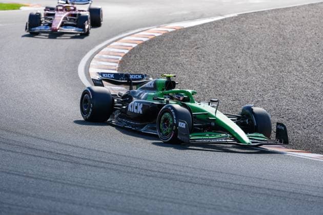 2025-08-30 F1 - Heineken Dutch GP - Third Practice Session ZANDVOORT, NETHERLANDS - AUGUST 30: Gabriel Bortoleto of Kick Sauber competing in the Third Practice Session during F1 - Heineken Dutch GP on August 30, 2025 in Zandvoort, Netherlands. Zandvoort Netherlands Content not available for redistribution in The Netherlands directly or indirectly through any third parties. Copyright: xAndrexWeeningx