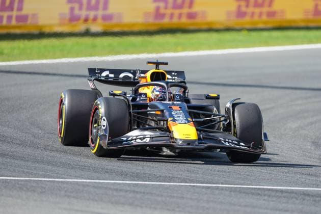 2025-08-30 F1 - Heineken Dutch GP - Third Practice Session ZANDVOORT, NETHERLANDS - AUGUST 30: Max Verstappen of Red Bull Racing competing in the Third Practice Session during F1 - Heineken Dutch GP on August 30, 2025 in Zandvoort, Netherlands. Zandvoort Netherlands Content not available for redistribution in The Netherlands directly or indirectly through any third parties. Copyright: xAndrexWeeningx