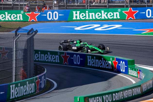 Nico Hülkenberg of Germany and Stake F1 Team Kick Sauber during the Free Practice of the Formula 1 Heineken Dutch Grand Prix 2025 on Day 2 at Circuit Zandvoort on August 30, 2025 in Zandvoort, Netherlands. (Photo by Marcel ter Bals DeFodi Images)