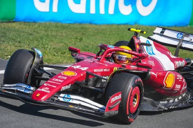 2025-08-30 F1 - Heineken Dutch GP - Third Practice Session ZANDVOORT, NETHERLANDS - AUGUST 30: Lewis Hamilton of Ferrari competing in the Third Practice Session during F1 - Heineken Dutch GP on August 30, 2025 in Zandvoort, Netherlands. Zandvoort Netherlands Content not available for redistribution in The Netherlands directly or indirectly through any third parties. Copyright: xAndrexWeeningx