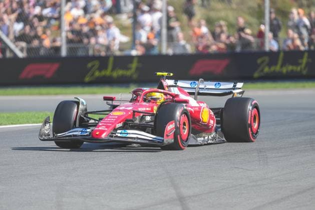 2025-08-30 F1 - Heineken Dutch GP - Third Practice Session ZANDVOORT, NETHERLANDS - AUGUST 30: Lewis Hamilton of Ferrari competing in the Third Practice Session during F1 - Heineken Dutch GP on August 30, 2025 in Zandvoort, Netherlands. Zandvoort Netherlands Content not available for redistribution in The Netherlands directly or indirectly through any third parties. Copyright: xAndrexWeeningx