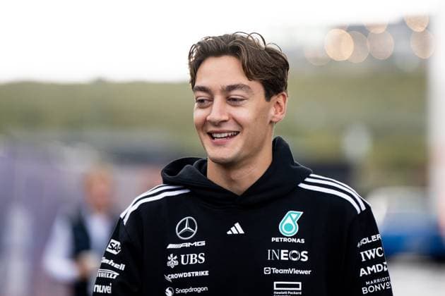 George Russell (Mercedes-AMG Petronas F1 Team, Großbritannien, 63), NED, Formel 1 Weltmeisterschaft, Heineken Grand Prix der Niederlande, Circuit Zandvoort, 3. Freies Training, Saison 2025, 30.08.2025 NED, Formel 1 Weltmeisterschaft, Heineken Grand Prix der Niederlande, Circuit Zandvoort, 3. Freies Training, Saison 2025, 30.08.2025 Zandvoort Copyright: xEibner-Pressefoto Memmlerx EP_MMR