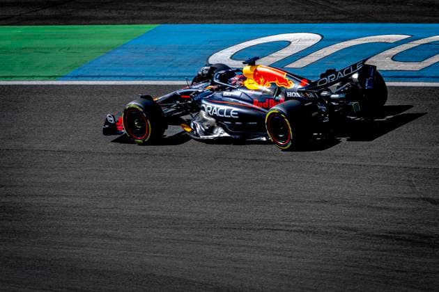Formule 1 driver MAX Verstappen of Red Bull Racing during the match Formula 1 Zandvoort saturday 2025, free practice and qualification at the Formula 1 circuit Zandvoort for the Formula One Zandvoort saterday season 2025-2026 in ZANDVOORT, Netherlands on 30 august 2025, (photo by Marcel van Dorst EYE4images DeFodi Images)