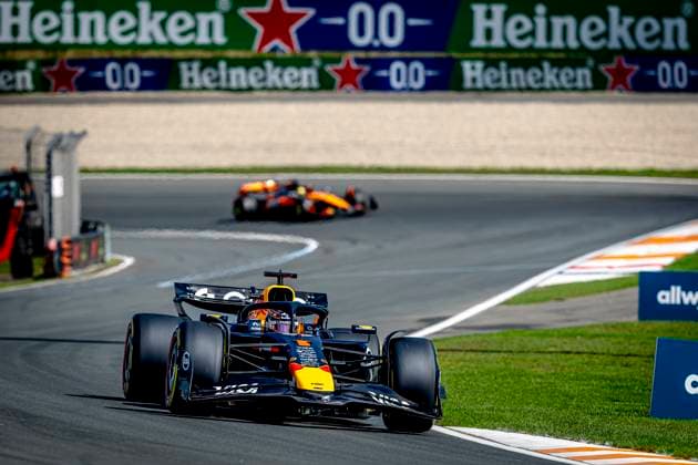 Formule 1 driver MAX Verstappen of Red Bull Racing during the match Formula 1 Zandvoort saturday 2025, free practice and qualification at the Formula 1 circuit Zandvoort for the Formula One Zandvoort saterday season 2025-2026 in ZANDVOORT, Netherlands on 30 august 2025, (photo by Marcel van Dorst EYE4images DeFodi Images)
