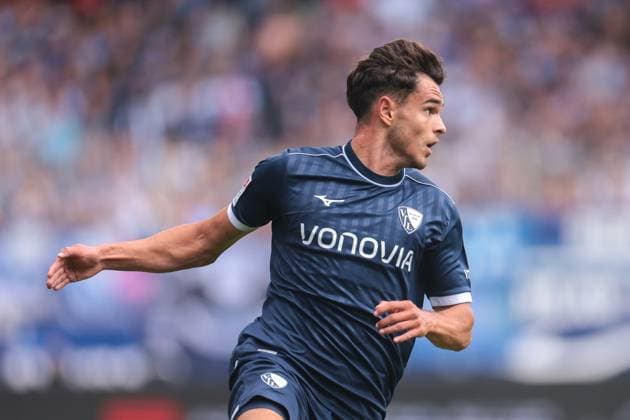 30.08.2025, 2. Bundesliga, 4. Spieltag, VfL Bochum 1848 - Preußen Münster, Kjell Wätjen (VfL Bochum 1848), Bochum Vonovia Ruhrstadion NRW Deutschland xRHR-FOTO DEx