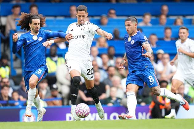 Premier League Chelsea v Fulham during the Premier League match Chelsea vs Fulham at Stamford Bridge, London, United Kingdom, 30th August 2025 (Photo by Harvey Murphy News Images) Copyright: xHarveyxMurphy NewsxImagesx