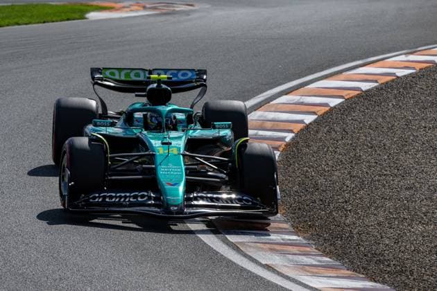 Fernando Alonso 14, Aston Martin Aramco F1 Team, Freies Training, Grosser Preis von Netherlands, Motorsport, Herren, Formel 1, 30.08.2025 Zandvoort Niederlande Niederlande