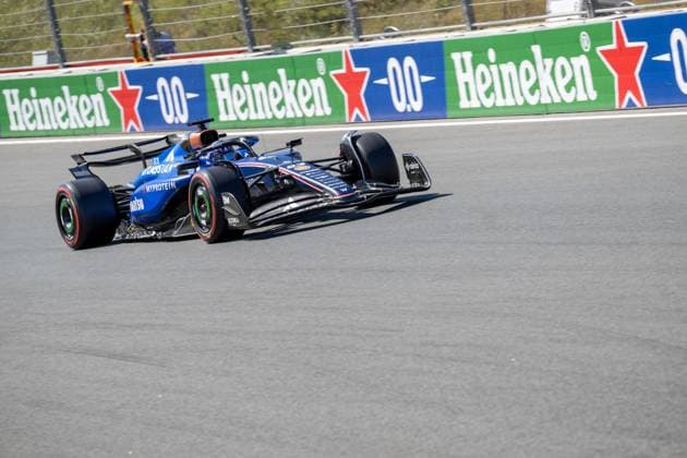 Alexander Albon 23, Williams Racing, Freies Training, Grosser Preis von Netherlands, Motorsport, Herren, Formel 1, 30.08.2025 Zandvoort Niederlande Niederlande