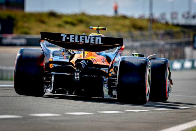 Formule 1 driver Lando Norris of McLaren during the match Formula 1 Zandvoort saturday 2025, free practice and qualification at the Formula 1 circuit Zandvoort for the Formula One Zandvoort saterday season 2025-2026 in ZANDVOORT, Netherlands on 30 august 2025, (photo by Marcel van Dorst EYE4images DeFodi Images)