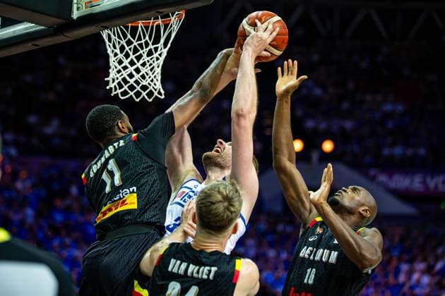 Sport Bilder des Tages 30.08.2025 KATOWICE, SPODEK, KOSZYKOWKA (BASKETBALL), FIBA EUROBASKET 2025, GRUPA D, GROUP D, MECZ ISLANDIA - BELGIA ( ICELAND - BELGIUM ) NZ TRYGGVI HLINASON FOTO LUKASZ SKWIOT CYFRASPORT NEWSPIX.PL --- Newspix.pl POLAND OUT!  20250830CSLS00059
