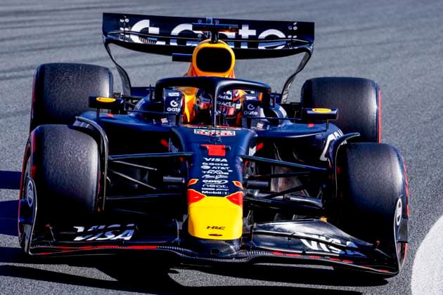 Max Verstappen of the Netherlands and Oracle Red Bull Racing competing in the Qualification of the Formula 1 Heineken Dutch Grand Prix 2025 on Day 2 at Circuit Zandvoort on August 30, 2025 in Zandvoort, Netherlands. (Photo by Marcel ter Bals DeFodi Images)