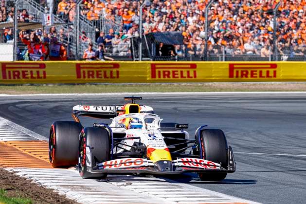 Isack Hadjar of France and Visa Cash App Racing Bulls competing in the Qualification of the Formula 1 Heineken Dutch Grand Prix 2025 on Day 2 at Circuit Zandvoort on August 30, 2025 in Zandvoort, Netherlands. (Photo by Marcel ter Bals DeFodi Images)
