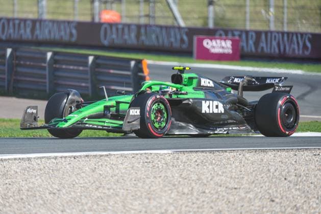 2025-08-30 F1 - Heineken Dutch GP - Formula 1 Qualifying Session ZANDVOORT, NETHERLANDS - AUGUST 30: Gabriel Bortoleto of Kick Sauber competing in the Formula 1 Qualifying Session during F1 - Heineken Dutch GP on August 30, 2025 in Zandvoort, Netherlands. Zandvoort Netherlands Content not available for redistribution in The Netherlands directly or indirectly through any third parties. Copyright: xAndrexWeeningx