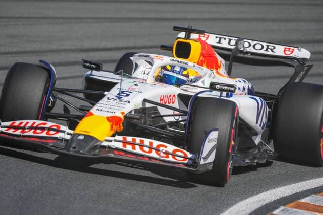 2025-08-30 F1 - Heineken Dutch GP - Formula 1 Qualifying Session ZANDVOORT, NETHERLANDS - AUGUST 30: Isack Hadjar of Racing Bulls competing in the Formula 1 Qualifying Session during F1 - Heineken Dutch GP on August 30, 2025 in Zandvoort, Netherlands. Zandvoort Netherlands Content not available for redistribution in The Netherlands directly or indirectly through any third parties. Copyright: xAndrexWeeningx