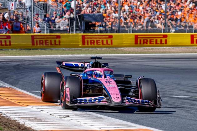 Pierre Gasly of France and BWT Alpine F1 Team competing in the Qualification of the Formula 1 Heineken Dutch Grand Prix 2025 on Day 2 at Circuit Zandvoort on August 30, 2025 in Zandvoort, Netherlands. (Photo by Marcel ter Bals DeFodi Images)