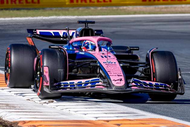 Pierre Gasly of France and BWT Alpine F1 Team competing in the Qualification of the Formula 1 Heineken Dutch Grand Prix 2025 on Day 2 at Circuit Zandvoort on August 30, 2025 in Zandvoort, Netherlands. (Photo by Marcel ter Bals DeFodi Images)