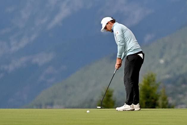 GOLF - Omega European Masters 2025 CRANS MONTANA,SWITZERLAND,30.AUG.25 - GOLF - Omega European Masters, GC Crans-sur-Sierre. Image shows Lukas Nemecz (AUT).  GEPAxpictures xFredericxDubuis