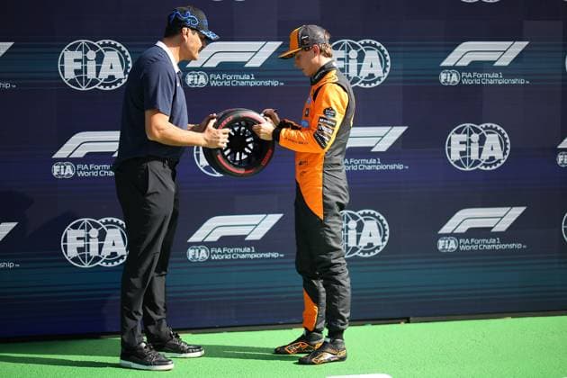 F1 Grand Prix of Netherlands Oscar Piastri of McLaren Formula 1 Team celebrates at the end of qualifying for the F1 Grand Prix of Netherlands at Zandvoort Circuit on August 30, 2025 in Zandvoort, Netherlands. Zandvoort Zandvoort Circuit Netherlands Copyright: xBasilex