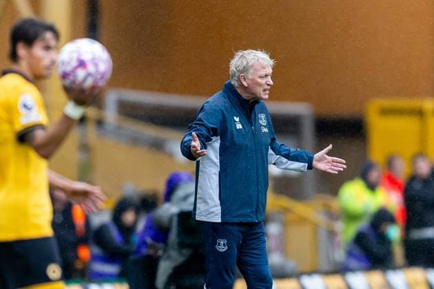 Wolverhampton Wanderers v Everton Premier League 30 08 2025. Everton Manager David Moyes during the Premier League match between Wolverhampton Wanderers and Everton at Molineux, Wolverhampton, England on 30 August 2025. Wolverhampton Molineux West Midlands England Editorial use only DataCo restrictions apply See www.football-dataco.com , Copyright: xManjitxNarotrax PSI-22723-0005