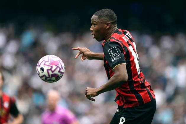 Tottenham Hotspur v Bournemouth 30 August 2025 London - Premier League Football - Tottenham Hotspur v AFC Bournemouth - Bafode Diakite of Bournemouth - (Photo by Mark Leech) London UK Copyright: xMarkxLeechxOffside