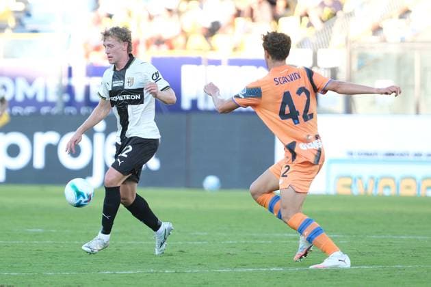 CALCIO - Serie A - Parma Calcio vs Atalanta BC Oliver Sorensen of Parma Calcio 1913 during the soccer match between Parma Calcio 1913 and Atalanta BC 1907, MD2 of Serie A Enilive Italian soccer championship 2025 2026 at Ennio Tardini Stadium on August 30, 2025, Parma, Italy. Parma Italy  Copyright: xIPAxSport ABACAx