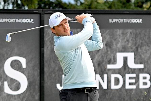 GOLF - Omega European Masters 2025 CRANS MONTANA,SWITZERLAND,30.AUG.25 - GOLF - Omega European Masters, GC Crans-sur-Sierre. Image shows Lukas Nemecz (AUT) .  GEPAxpictures xFredericxDubuis