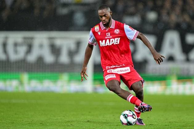 SOCCER - BL, GAK vs Sturm GRAZ,AUSTRIA,30.AUG.25 - SOCCER - ADMIRAL Bundesliga, Grazer AK 1902 vs SK Sturm Graz. Image shows Sadik Fofana (GAK).  GEPAxpictures xAvnixRetkoceri