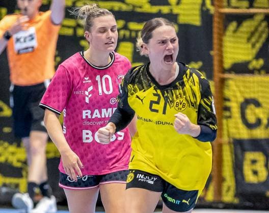 Nele Franz (TuS Metzingen, 10) ist bedient nach einem weiteren Gegentor GER, Borussia Dortmund vs. TuS Metzingen, Handball, ALSCO Frauen Bundesliga, Saison 2025 2026, 1. Spieltag, 30.08.2025. GER, Borussia Dortmund vs. TuS Metzingen, Handball, ALSCO Frauen Bundesliga, Saison 2025 2026, 1. Spieltag, 30.08.2025. Dortmund Copyright: xEibner-Pressefoto WolfgangxStummx EP_EER