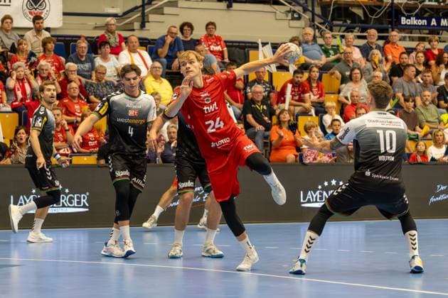 2. HBL (Handball-Bundesliga), Saison 2025 26, 1. Spieltag: Eulen Ludwigshafen gegen TUSEM Essen
