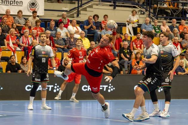 2. HBL (Handball-Bundesliga), Saison 2025 26, 1. Spieltag: Eulen Ludwigshafen gegen TUSEM Essen