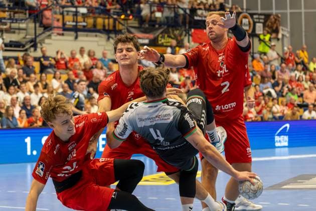 2. HBL (Handball-Bundesliga), Saison 2025 26, 1. Spieltag: Eulen Ludwigshafen gegen TUSEM Essen