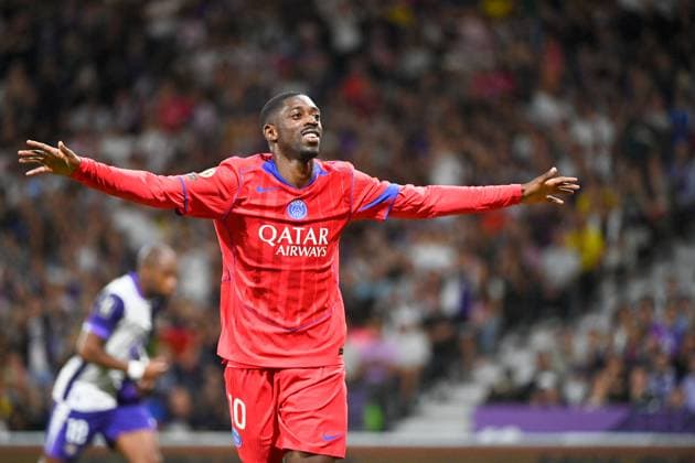 Toulouse FC v Paris Saint-Germain - Ligue 1 McDonald s 2025 2026 10 Ousmane DEMBELE (psg) during the Ligue 1 McDonald s match between Toulouse and Paris at Stadium de Toulouse on August 30, 2025 in Toulouse, France. Toulouse France  Copyright: xFEPx 776348117