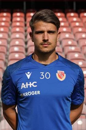 Max Böhnke; FC Energie Cottbus; 3.Liga, Porträttermin 2025 2026 Fussball 3. Liga 2025 2026 Offizieller Portraitermin FC Energie Cottbus
