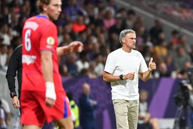 Toulouse FC v Paris Saint-Germain - Ligue 1 McDonald s 2025 2026 Luis ENRIQUE (Entraineur PSG) during the Ligue 1 McDonald s match between Toulouse and Paris at Stadium de Toulouse on August 30, 2025 in Toulouse, France. Toulouse France  Copyright: xFEPx 776348117
