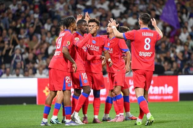 Toulouse FC v Paris Saint-Germain - Ligue 1 McDonald s 2025 2026 10 Ousmane DEMBELE (psg) during the Ligue 1 McDonald s match between Toulouse and Paris at Stadium de Toulouse on August 30, 2025 in Toulouse, France. Toulouse France  Copyright: xFEPx 776348117