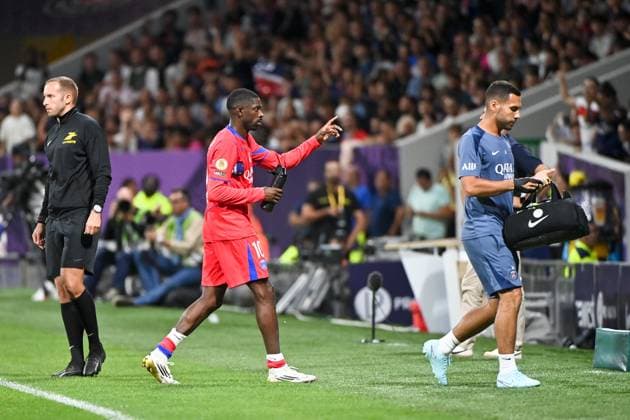 Toulouse FC v Paris Saint-Germain - Ligue 1 McDonald s 2025 2026 10 Ousmane DEMBELE (psg) during the Ligue 1 McDonald s match between Toulouse and Paris at Stadium de Toulouse on August 30, 2025 in Toulouse, France. Toulouse France  Copyright: xFEPx 776348117