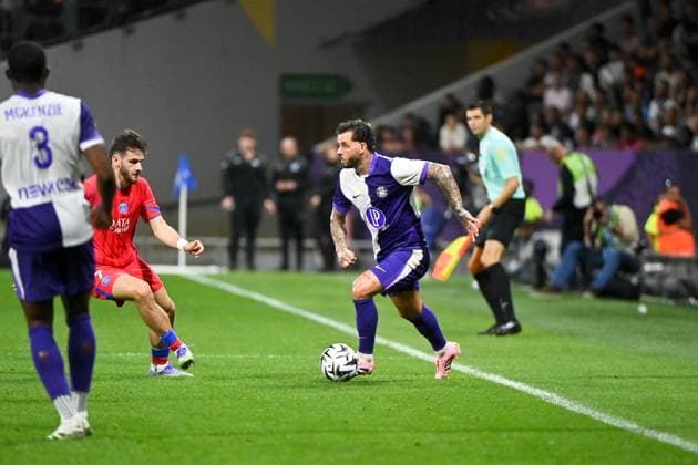 Toulouse FC v Paris Saint-Germain - Ligue 1 McDonald s 2025 2026 15 Aron Leonard DONNUM (tfc) during the Ligue 1 McDonald s match between Toulouse and Paris at Stadium de Toulouse on August 30, 2025 in Toulouse, France. Toulouse France  Copyright: xFEPx 776348117