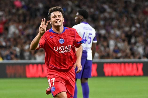 Toulouse FC v Paris Saint-Germain - Ligue 1 McDonald s 2025 2026 87 Joao NEVES (psg) during the Ligue 1 McDonald s match between Toulouse and Paris at Stadium de Toulouse on August 30, 2025 in Toulouse, France. Toulouse France  Copyright: xFEPx 776348117